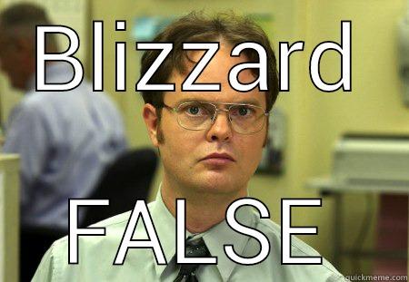 false blizzard - BLIZZARD FALSE Schrute