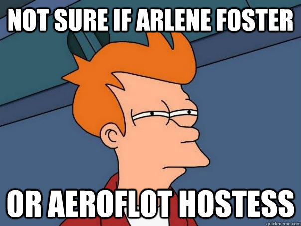 Not sure if Arlene Foster Or Aeroflot hostess - Not sure if Arlene Foster Or Aeroflot hostess  Misc