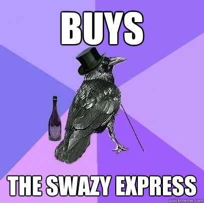 buys the Swazy express  Rich Raven