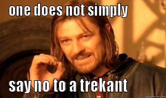 ONE DOES NOT SIMPLY            SAY NO TO A TREKANT           Boromir
