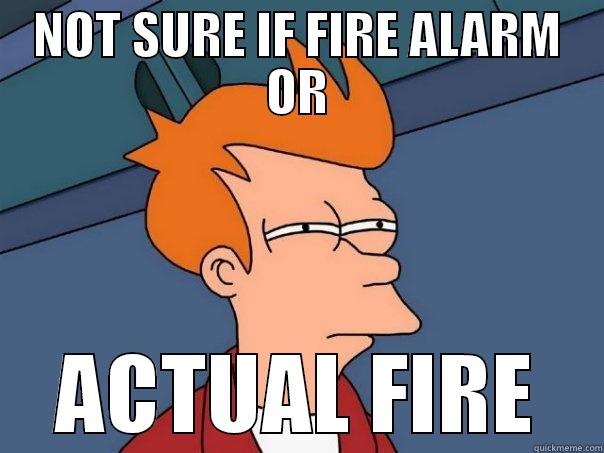 FRY'S FIRE ALARM - NOT SURE IF FIRE ALARM OR ACTUAL FIRE Futurama Fry