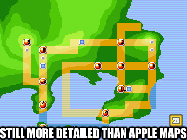 Still more detailed than Apple maps  