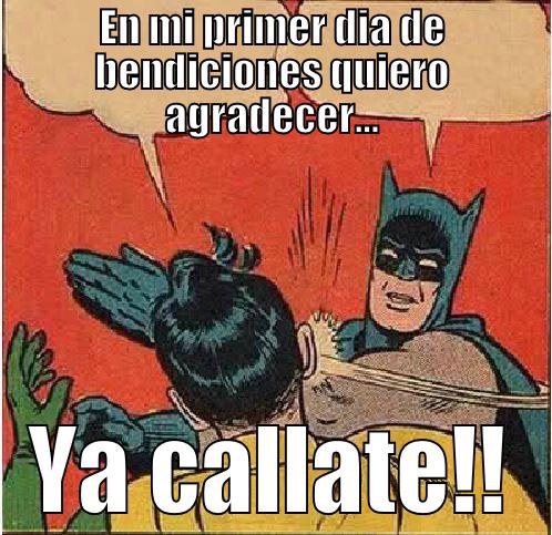 Batman vs Robin - EN MI PRIMER DIA DE BENDICIONES QUIERO AGRADECER... YA CALLATE!! Batman Slapping Robin