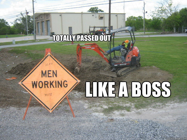 Like a boss totally passed out - Like a boss totally passed out  Men At Work