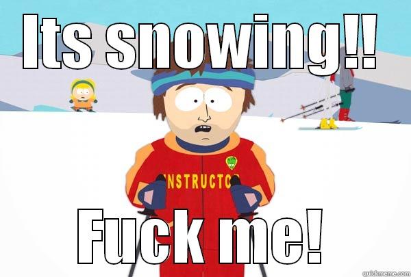 ITS SNOWING!! FUCK ME! Super Cool Ski Instructor