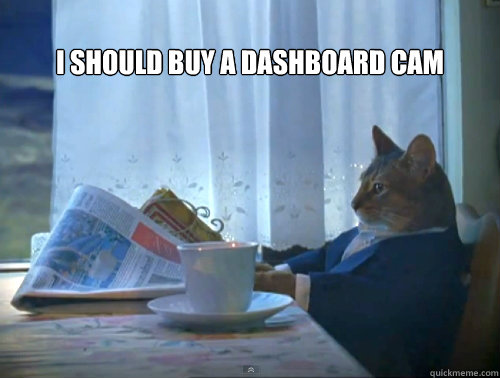 
I should buy a dashboard cam   The One Percent Cat