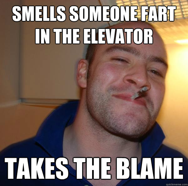 smells someone fart in the elevator takes the blame - smells someone fart in the elevator takes the blame  Misc