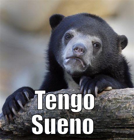  TENGO SUENO  Confession Bear