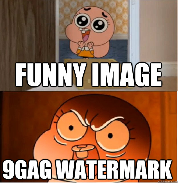 Funny image 9gag watermark  