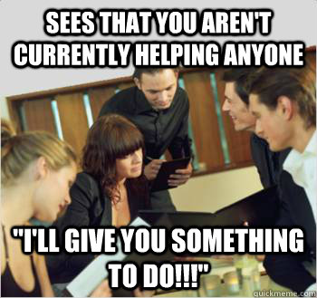 Sees that you aren't currently helping anyone 