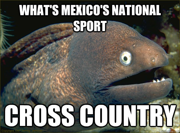 what's mexico's national sport cross country  Bad Joke Eel