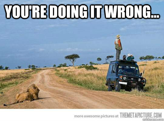 You're doing it wrong...  - You're doing it wrong...   safari fail