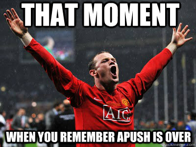 That Moment When you remember APUSH is over  APUSH