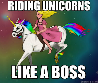 Riding unicorns like a boss
 - Riding unicorns like a boss
  Flying Beast Rainbow Unicorn