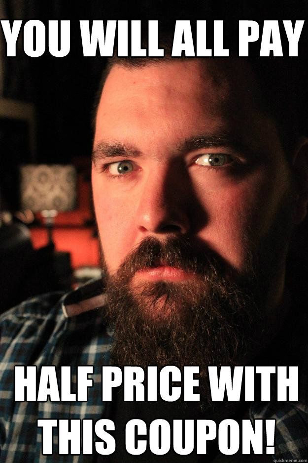 You will all pay Half price with this coupon!  Dating Site Murderer