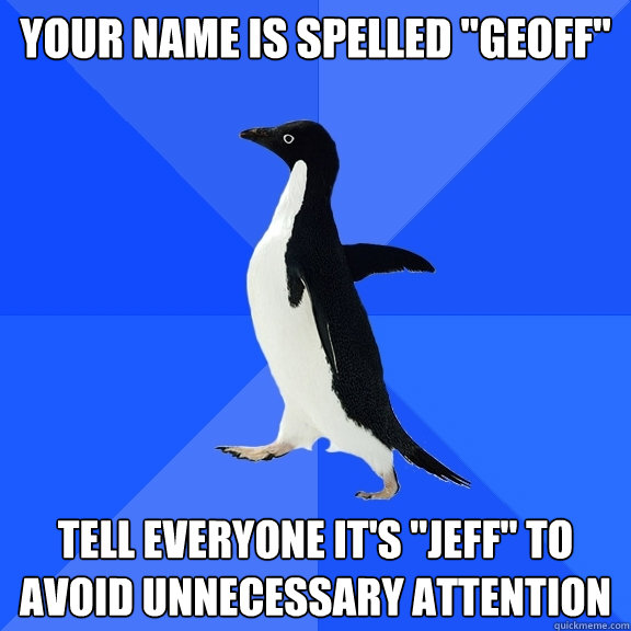your name is spelled 