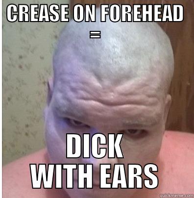 DICK WITH EARS - CREASE ON FOREHEAD = DICK WITH EARS Misc