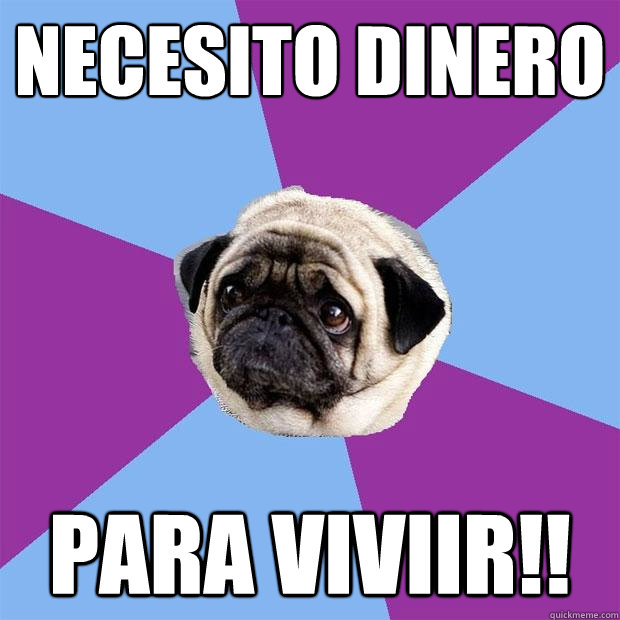 Necesito dinero PARA VIVIIR!!  Lonely Pug