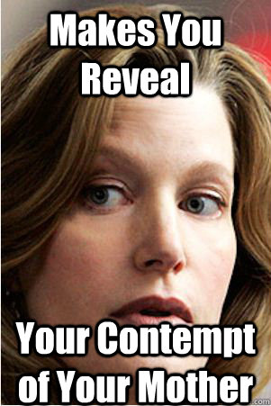 Makes You Reveal Your Contempt of Your Mother - Makes You Reveal Your Contempt of Your Mother  Hypocrite Skyler White