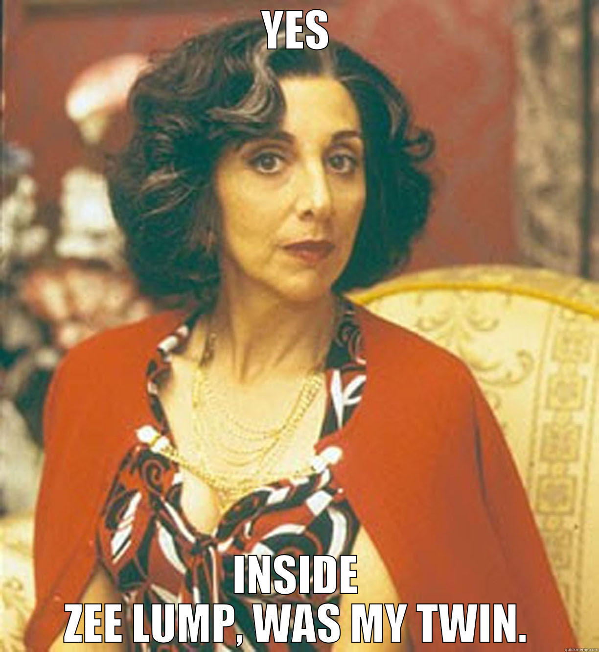 YES INSIDE ZEE LUMP, WAS MY TWIN. Misc