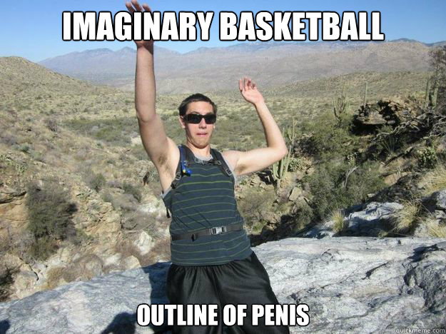 imaginary basketball outline of penis - imaginary basketball outline of penis  Misc