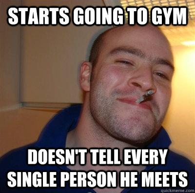 starts going to gym doesn't tell every single person he meets  GGG plays SC