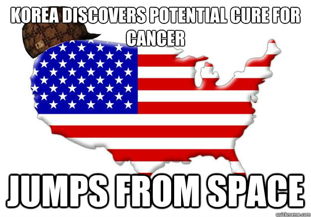 Korea discovers potential cure for cancer jumps from space - Korea discovers potential cure for cancer jumps from space  Misc