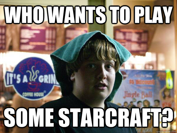 who wants to play some starcraft?  lawl cats are gay
