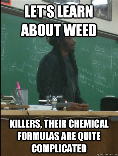 Let's learn about weed killers, their chemical formulas are quite complicated  Rasta Science Teacher
