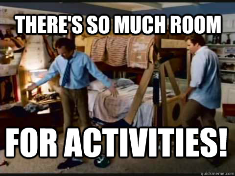 There's so much room for activities! - There's so much room for activities!  Step Brothers Bunk Beds