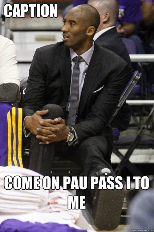  Come on pau pass i to me Caption 3 goes here  