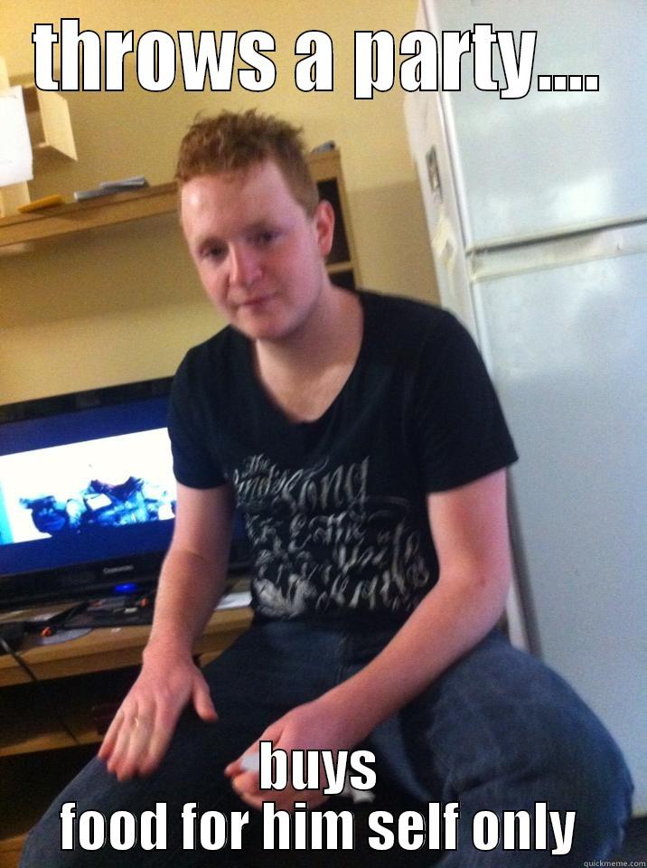 kenny the reckless mofo - THROWS A PARTY.... BUYS FOOD FOR HIM SELF ONLY Misc