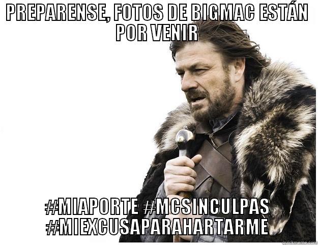 PREPARENSE, FOTOS DE BIGMAC ESTÁN POR VENIR #MIAPORTE #MCSINCULPAS #MIEXCUSAPARAHARTARME Imminent Ned