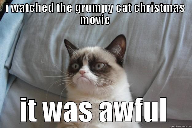 I WATCHED THE GRUMPY CAT CHRISTMAS MOVIE IT WAS AWFUL Grumpy Cat