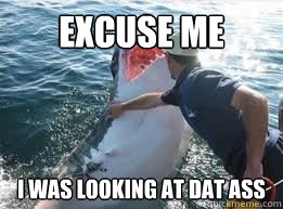 EXCUSE ME I was looking at dat ass  