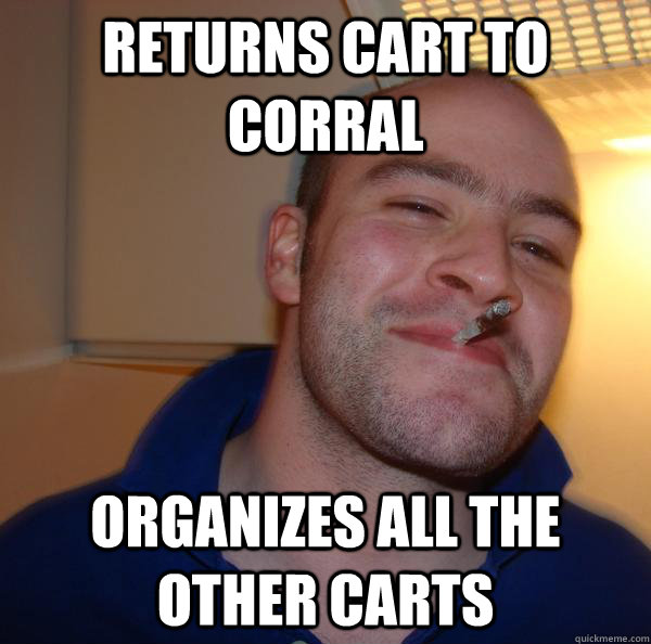 returns cart to corral organizes all the other carts - returns cart to corral organizes all the other carts  Misc
