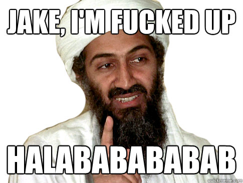 Jake, I'm fucked up Halababababab - Jake, I'm fucked up Halababababab  The Terrorists Win