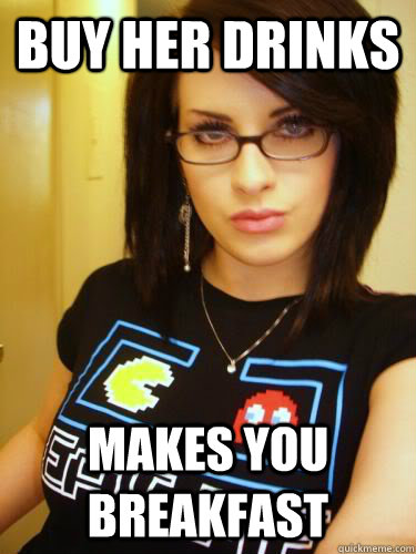buy her drinks makes you breakfast - buy her drinks makes you breakfast  Cool Chick Carol