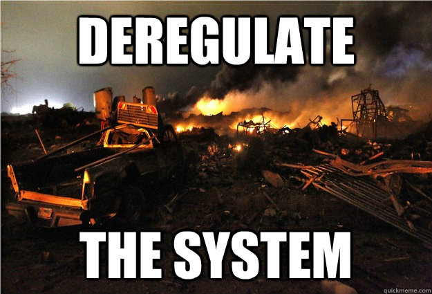 deregulate the system - deregulate the system  Misc