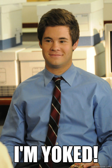  I'm yoked!  Adam workaholics