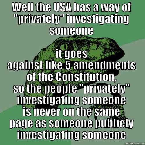 WELL THE USA HAS A WAY OF 