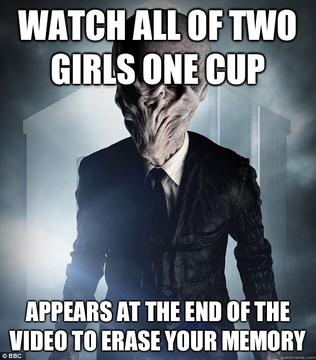 Watch all of two girls one cup Appears at the end of the video to erase your memory - Watch all of two girls one cup Appears at the end of the video to erase your memory  Scumbag Silence