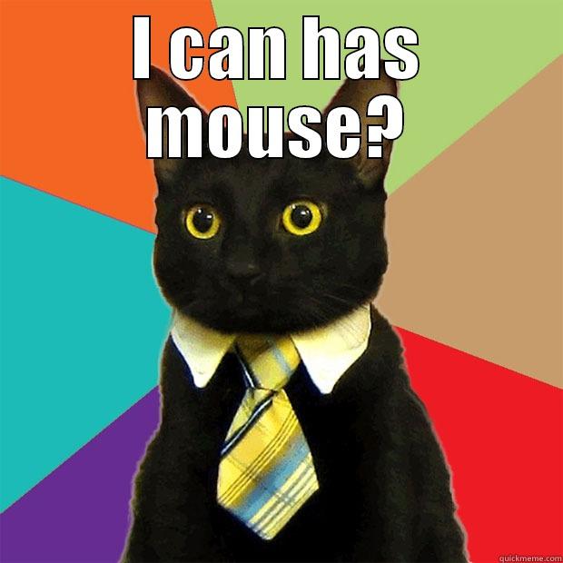 I CAN HAS MOUSE?  Business Cat