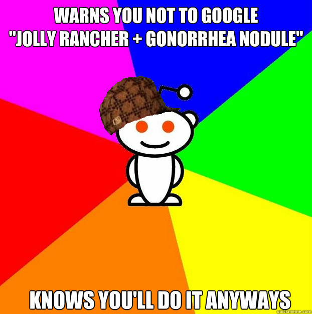 Warns you not to google
