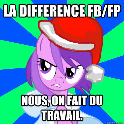 La difference FB/FP Nous, on fait du travail. - La difference FB/FP Nous, on fait du travail.  Sakiru Heros