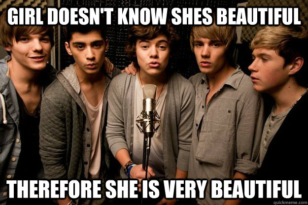She Doesnt Know Shes Beautiful One Direction