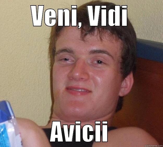 VENI, VIDI AVICII 10 Guy