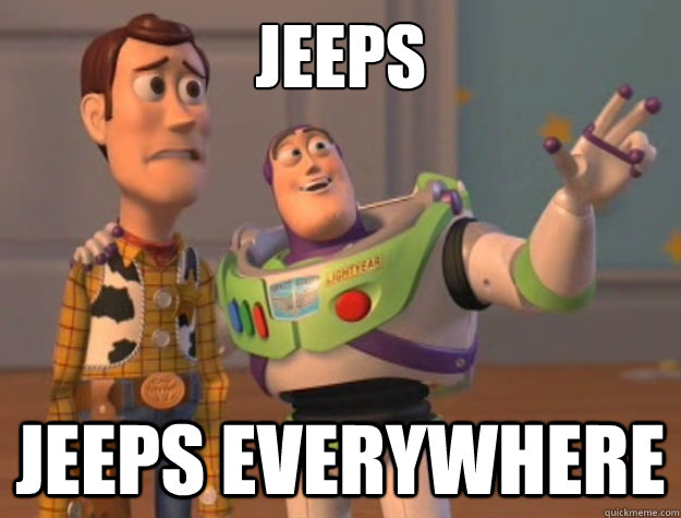 jeeps jeeps everywhere  Buzz Lightyear