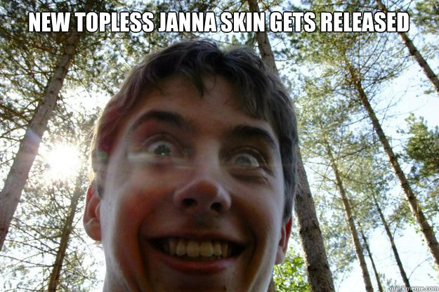 New topless janna skin gets released  