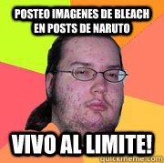 Posteo imagenes de Bleach en posts de naruto vivo al limite!  Gordo Friki